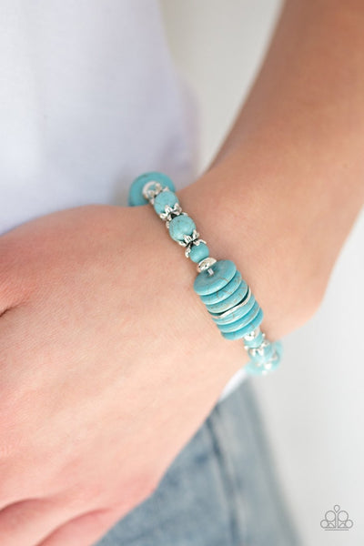 Paparazzi Sagebrush Serenade - Blue Bracelet