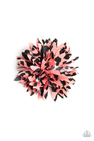 Paparazzi Splattered Splendor - Pink Hair Clip