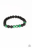 Paparazzi Tone Down - Green Urban Bracelet