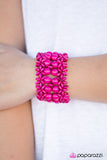 Paparazzi Tropical Bliss - Pink Bracelet