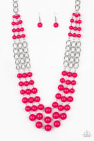 Paparazzi A La Vogue - Pink Necklace