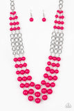 Paparazzi A La Vogue - Pink Necklace