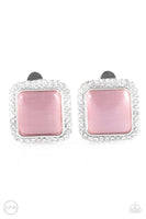 Paparazzi Cinderella Chic - Pink Clip-On Earrings