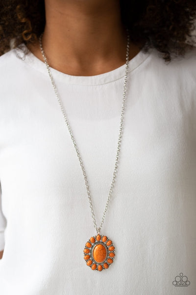 Paparazzi Rancho Roamer - Orange Necklace