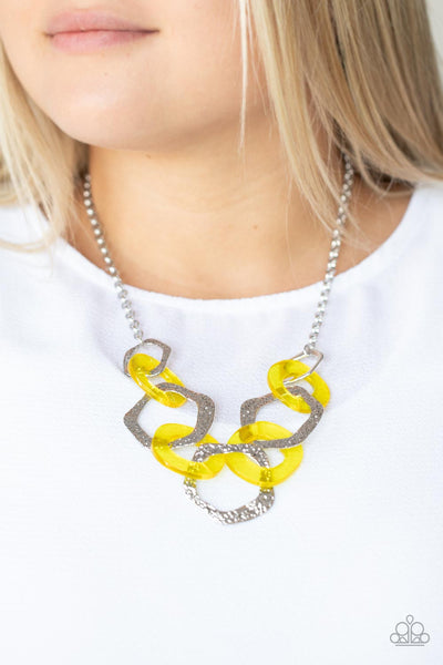 Paparazzi Urban Circus - Yellow Necklace