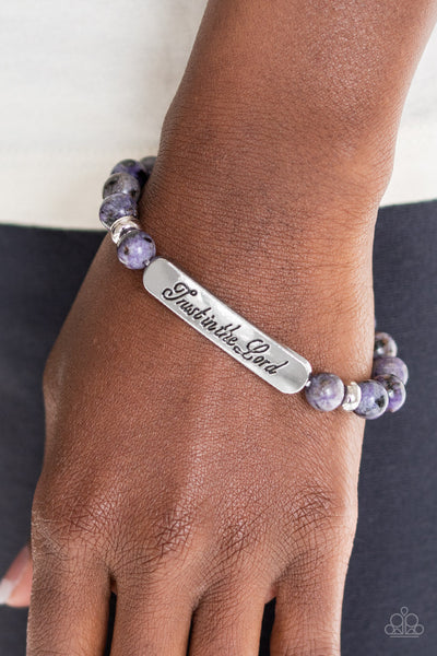 Paparazzi Keep The Trust - Purple Bracelet