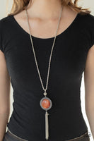 Paparazzi Serene Serendipity - Orange Necklace