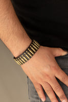 Paparazzi Armed and Dangerous - Brass Urban Bracelet