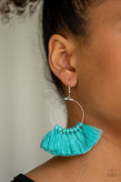 Paparazzi Peruvian Princess - Blue Earrings