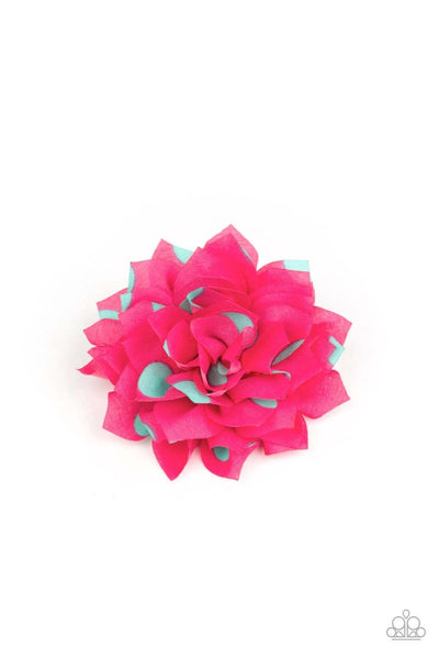 Paparazzi Polka Perfection - Pink Hair Clip