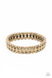 Paparazzi Abstract Advisory - Brass Bracelet