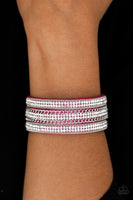 Paparazzi Dangerously Drama Queen - Pink Wrap Bracelet