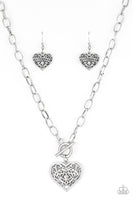 Paparazzi Victorian Romance - Silver Necklace