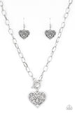 Paparazzi Victorian Romance - Silver Necklace