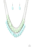 Paparazzi Beaded Boardwalk - Blue Necklace