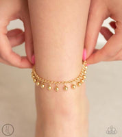 Paparazzi West Coast Cruzin - Gold Anklet