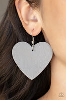 Paparazzi Country Crush - Silver Earrings