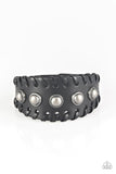 Paparazzi Urban Cowboy - Black Wrap Bracelet