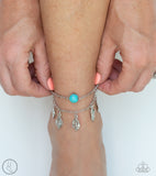 Paparazzi Earthy Explorer - Blue Anklet