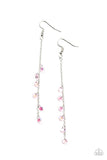 Paparazzi Extended Eloquence - Pink Earrings