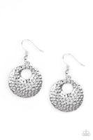 Paparazzi A Taste For Texture - Silver Earrings