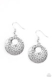 Paparazzi A Taste For Texture - Silver Earrings