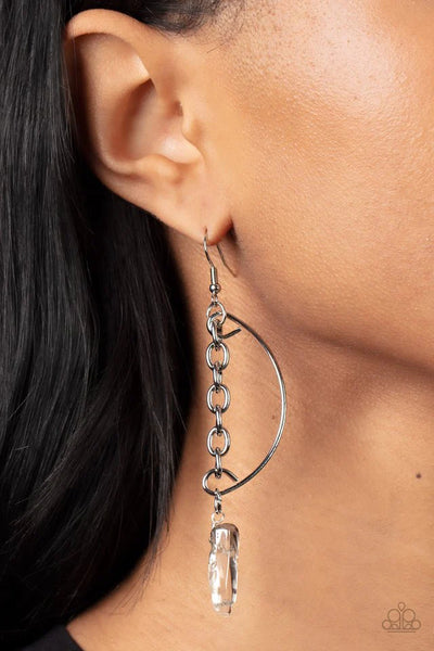 Paparazzi Yin to My Yang - Silver Earrings