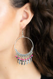 Paparazzi Floral Serenity - Pink Earrings