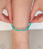 Paparazzi Mermaid Mix - Blue Anklet