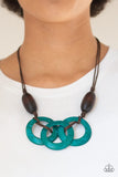 Paparazzi Bahama Drama - Blue Necklace