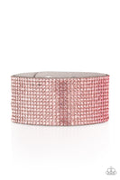 Paparazzi Fade Out - Pink Wrap Bracelet