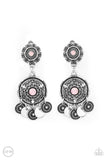 Paparazzi A DREAMCATCHER Come True - Pink Clip-On Earrings