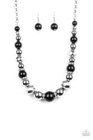 Paparazzi Weekend Party - Black Necklace