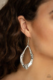 Paparazzi Industrial Imperfection - Silver Earrings