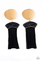 Paparazzi Insta Inca - Gold Post Earrings