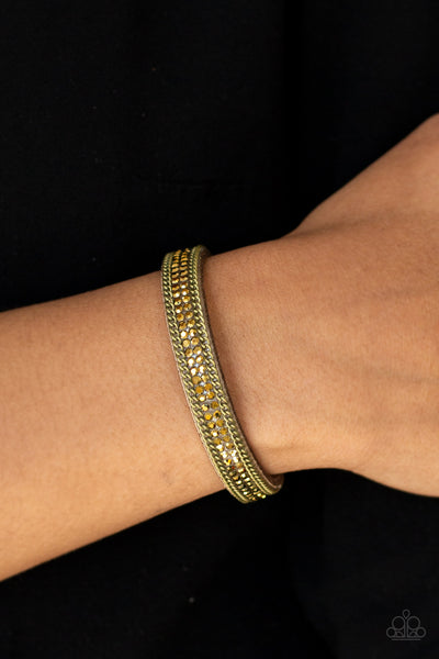 Paparazzi Babe Bling - Brass Wrap Bracelet