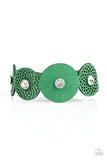 Paparazzi Poppin Popstar - Green Wrap Bracelet