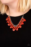 Paparazzi Endless Effervescence - Orange Necklace