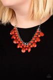 Paparazzi Endless Effervescence - Orange Necklace