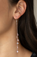 Paparazzi Extended Eloquence - Pink Earrings