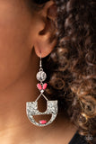 Paparazzi Modern Day Mecca - Pink Earrings