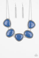 Paparazzi Viva La VIVID - Blue Necklace