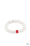 Paparazzi ZEN Second Rule - Red Urban Bracelet