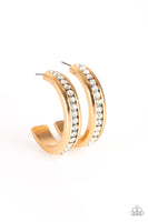 Paparazzi 5th Avenue Fashionista - Gold Hoop Earrings