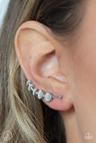 Paparazzi It's Just a Phase - Silver Post Crawler Earrings