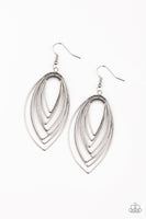 Paparazzi Walkabout Ware - Silver Earrings