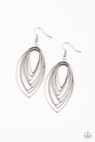 Paparazzi Walkabout Ware - Silver Earrings