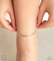 Paparazzi West Coast Goddess - Rose Gold Anklet