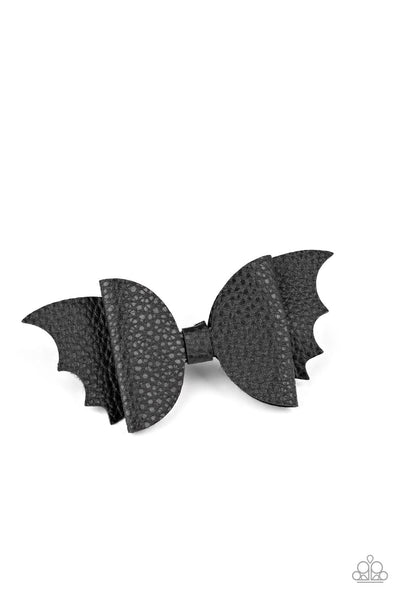 Paparazzi Drive Them Batty! - Black Hair Clip