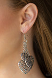 Paparazzi Once Upon a Heart - Silver Earrings